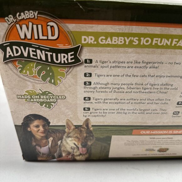 Dr Gabby Safari Adventure Tiger 2 Piece Toy Set Panthera Tigris - Picture 11 of 13